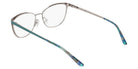 Marchon NYC M-4037 440 53 - Teal/Gun #id:mm4037440_s:102115