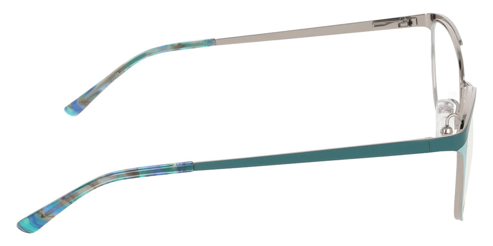 Marchon NYC M-4037 440 53 - Teal/Gun #id:mm4037440_s:102130