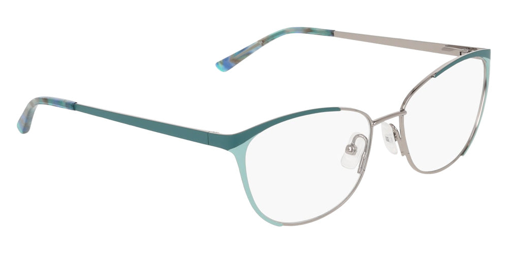Marchon NYC M-4037 440 53 - Teal/Gun #id:mm4037440_s:102135