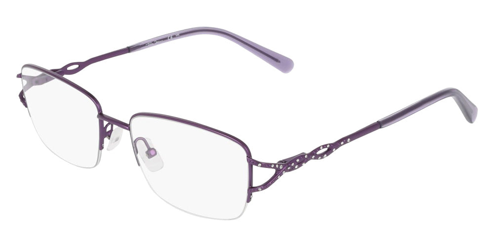 Marchon NYC TRES JOLIE 214 539 53 - Matte Eggplant #id:mtresjolie214539_s:100105