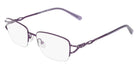 Marchon NYC TRES JOLIE 214 539 53 - Matte Eggplant #id:mtresjolie214539_s:100105