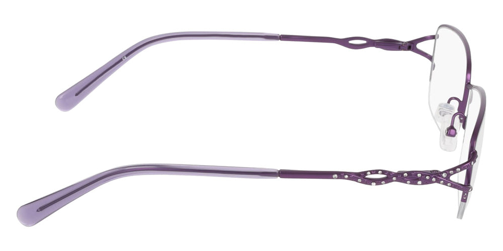 Marchon NYC TRES JOLIE 214 539 53 - Matte Eggplant #id:mtresjolie214539_s:100130