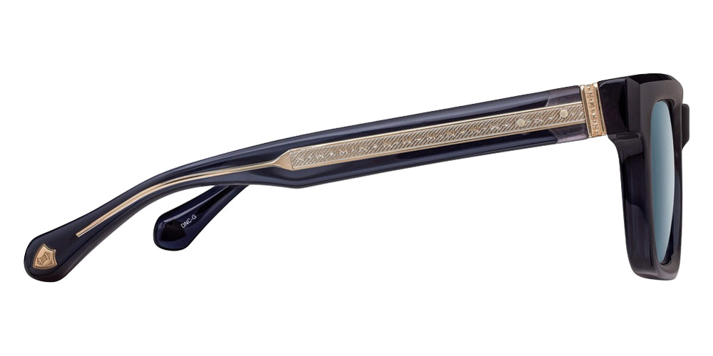 Matsuda M1033 53 - Brushed Gold/Dark Navy Crystal / Blue Gray #id:m1033brushedgolddarknavycrystalbluegreysunglass_s:102110