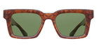Matsuda M1033 50 - Matte Walnut/Amber / Sage Green #id:m1033mattewalnutambersagegreensunglass_s:106100