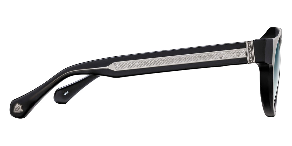 Matsuda M1037 49 - Matte Black / Blue Gradient #id:m1037matteblackbluegradientsunglass_s:104105