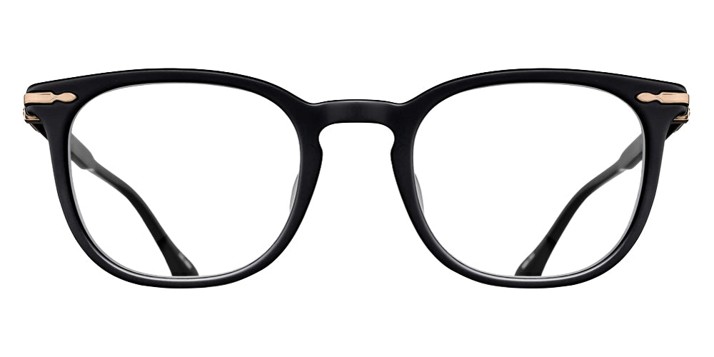 Matsuda M2047 49 - Black/Matte Gold #id:m2047blackmattegoldclearlensoptical_s:100100
