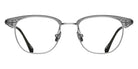 Matsuda M2048 51 - Matte Gray Crystal/Antique Silver #id:m2048mattegreycrystalantiquesilverclearlens51_s:100100