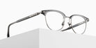Matsuda M2048 51 - Matte Gray Crystal/Antique Silver #id:m2048mattegreycrystalantiquesilverclearlens51_s:100105