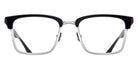 Matsuda M2063 52 - Black/Brushed Silver #id:m2063blackbrushedsilverclearlensoptical_s:100100