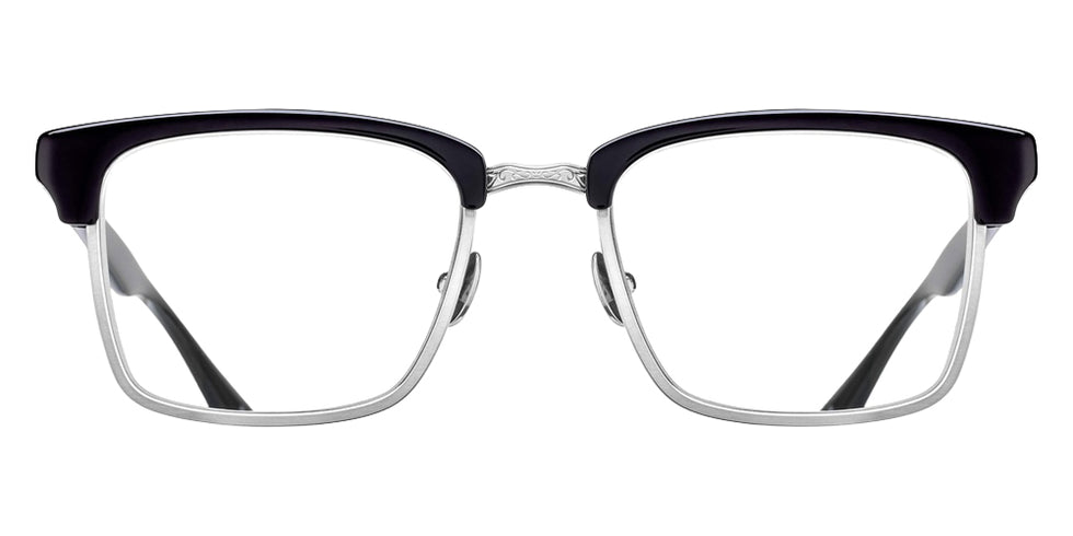 Matsuda M2063 52 - Black/Brushed Silver #id:m2063blackbrushedsilverclearlensoptical_s:100100