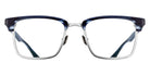 Matsuda M2063 52 - Blue Demi/Brushed Silver #id:m2063bluedemibrushedsilverclearlensoptical_s:102100