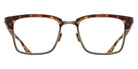 Matsuda M2063 52 - Matte Brown/Antique Gold #id:m2063mattebrownantiquegoldclearlensoptical_s:106100