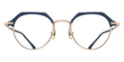Matsuda M2064 48 - Navy/Rose Gold #id:m2064navyrosegoldclearlensoptical_s:106100