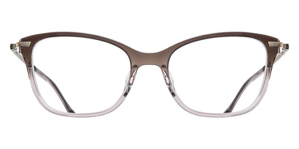 Matsuda M2065 51 - Smoky Brown Gradient/Antique Gold #id:m2065smokybrowngradientantiquegoldclearlensoptical_s:104100