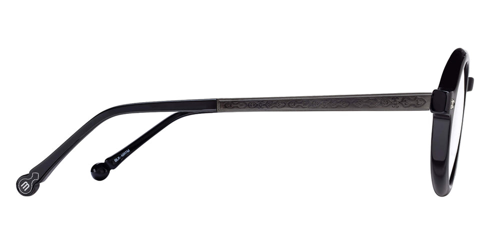 Matsuda M2067 46 - Black/Matte Ruthenium #id:m2067blackmatterutheniumclearlensoptical_s:100110