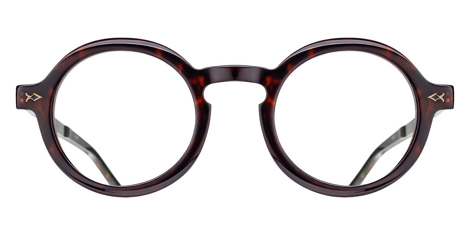 Matsuda M2067 46 - Dark Tortoise/Antique Gold #id:m2067darktortoiseantiquegoldclearlens46_s:100100