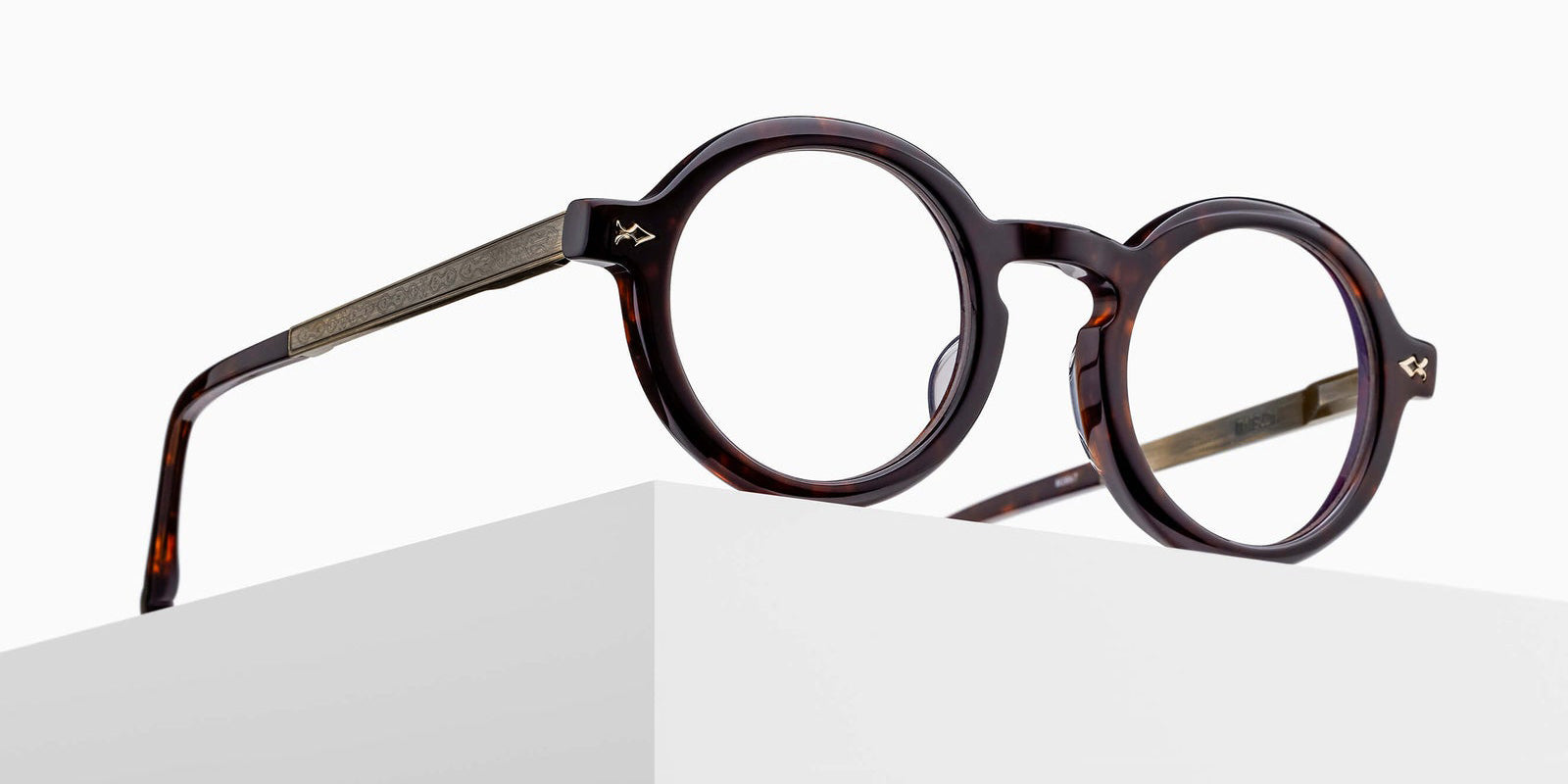 Matsuda M2067 46 - Dark Tortoise/Antique Gold #id:m2067darktortoiseantiquegoldclearlens46_s:100105