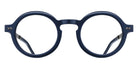 Matsuda M2067 46 - Matte Navy/Antique Silver #id:m2067mattenavyantiquesilverclearlens46_s:102100