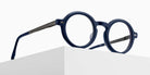 Matsuda M2067 46 - Matte Navy/Antique Silver #id:m2067mattenavyantiquesilverclearlens46_s:102105