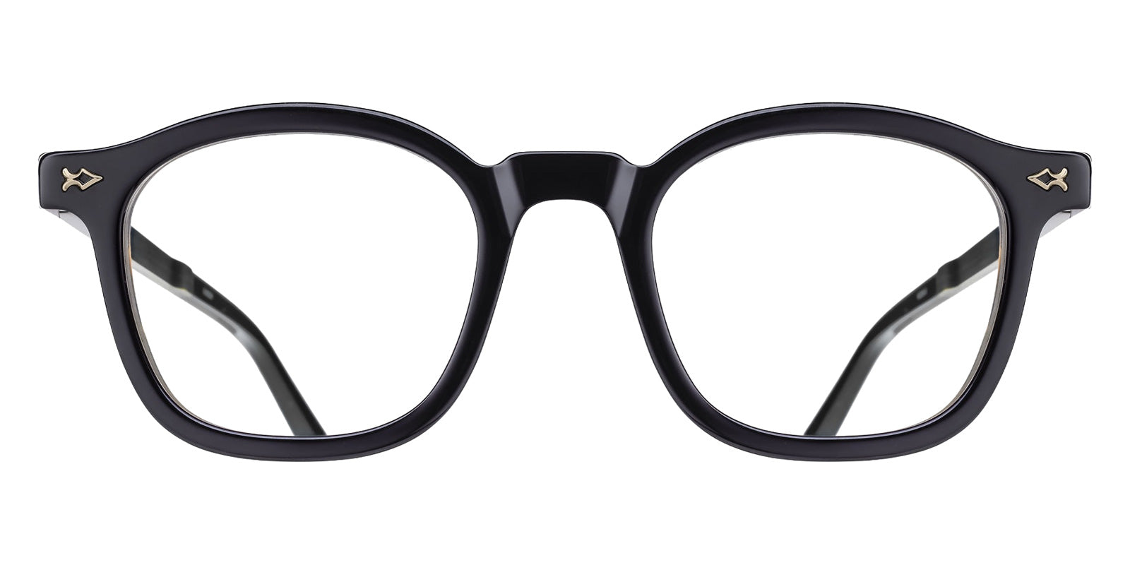 Matsuda M2068 48 - Black Tortoise/Antique Gold #id:m2068blacktortoiseantiquegoldclearlens48_s:102100