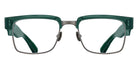 Matsuda M2071 53 - Bottle Green/Antique Silver #id:m2071bottlegreenantiquesilverclearlens53_s:100100