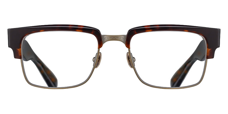 Matsuda M2071 53 - Dark Tortoise/Antique Gold #id:m2071darktortoiseantiquegoldclearlens53_s:102100