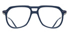 Matsuda M2073 54 - Matte Navy/Antique Silver #id:m2073mattenavyantiquesilverclearlens54_s:104100