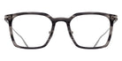 Matsuda M2074 49 - Black Stripe/Brushed Silver #id:m2074blackstripebrushedsilverclearlens49_s:100100
