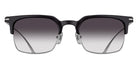 Matsuda M2075 49 - Black-Brushed Silver / Gray Gradient #id:m2075blackbrushedsilvergreygradientsunglass_s:106100