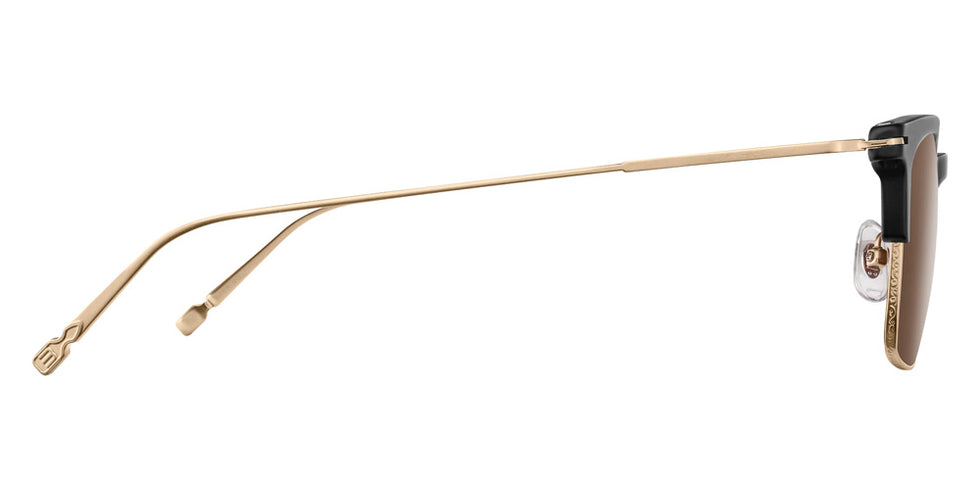 Matsuda M2075 49 - Matte Black-Brushed Gold / Brown #id:m2075matteblackbrushedgoldbrownsunglass_s:102110