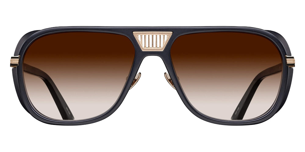 Matsuda M3023-V2 58 - Matte Gold/Matte Black / Brown Gradient #id:m3023v2mattegoldmatteblackbrowngradientsunglass_s:106100