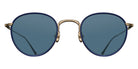 Matsuda M3085-I Sun 47 - Brushed Gold/Navy / Blue Gray #id:m3085ibrushedgoldnavybluegreysunglass_s:100100