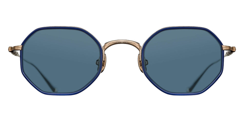 Matsuda M3086-I Sun 45 - Brushed Gold/Navy / Blue Gray #id:m3086ibrushedgoldnavybluegreysunglass_s:102100