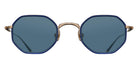 Matsuda M3086-I Sun 45 - Brushed Gold/Navy / Blue Gray #id:m3086ibrushedgoldnavybluegreysunglass_s:102100
