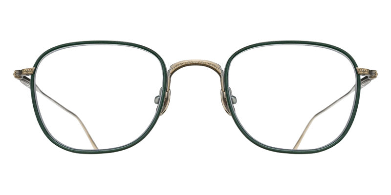Matsuda M3090-I 50 - Antique Gold/Bottle Green #id:m3090iantiquegoldbottlegreenclearlens50_s:100100