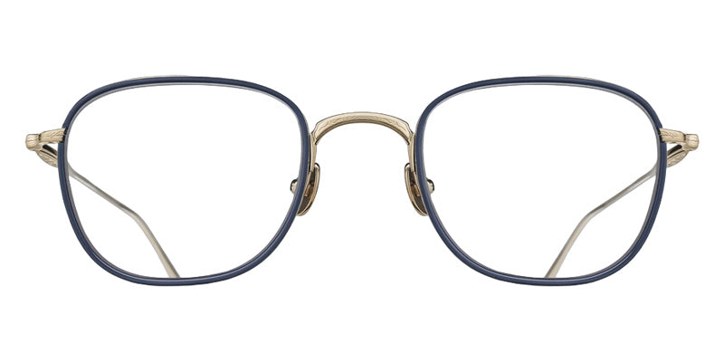 Matsuda M3090-I 50 - Brushed Gold/Navy #id:m3090ibrushedgoldnavyclearlens50_s:104100