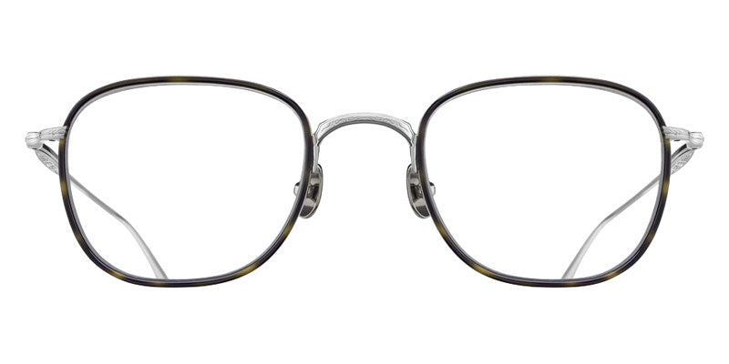 Matsuda M3090-I 50 - Brushed Silver/Khaki Tortoise #id:m3090ibrushedsilverkhakitortoiseclearlens50_s:106100