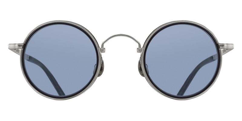 Matsuda M3100-I 45 - Antique Silver/Navy / Cobalt Blue #id:m3100iantiquesilvernavycobaltblue45_s:100100