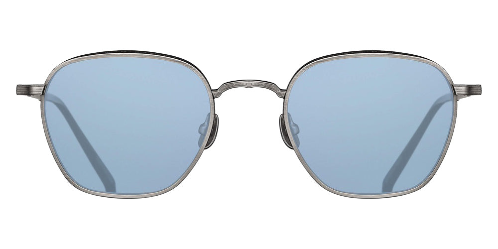 Matsuda M3101 Sun 52 - Antique Silver-Navy / Cobalt Blue #id:m3101antiquesilvernavycobaltbluesunglass_s:102100