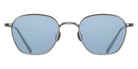 Matsuda M3101 Sun 52 - Antique Silver-Navy / Cobalt Blue #id:m3101antiquesilvernavycobaltbluesunglass_s:102100