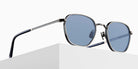 Matsuda M3101 Sun 52 - Antique Silver-Navy / Cobalt Blue #id:m3101antiquesilvernavycobaltbluesunglass_s:102105