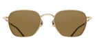 Matsuda M3101 Sun 52 - Brushed Gold-Green / Brown Gradient #id:m3101brushedgoldgreenbrowngradientsunglass_s:100100