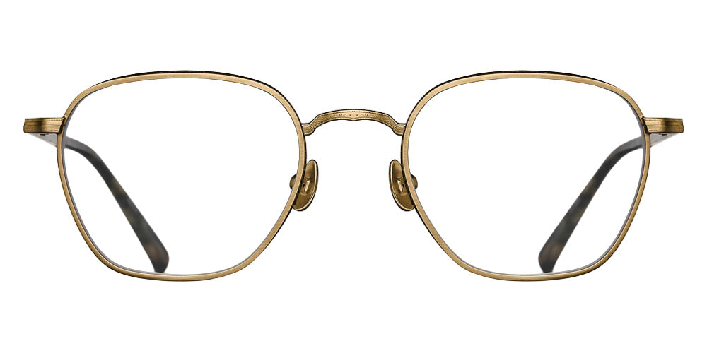 Matsuda M3101 52 - Brushed Gold-Green #id:m3101brushedgoldgreenclearlensoptical_s:102100