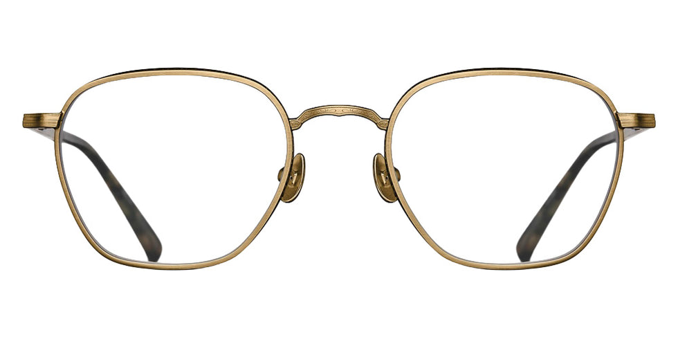 Matsuda M3101 52 - Brushed Gold-Green #id:m3101brushedgoldgreenclearlensoptical_s:102100