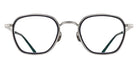 Matsuda M3101-I 50 - Palladium White-Matte Black #id:m3101ipalladiumwhitematteblackclearlensoptical_s:100100
