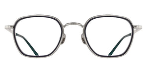 Matsuda M3101-I 50 - Palladium White-Matte Black #id:m3101ipalladiumwhitematteblackclearlensoptical_s:100100