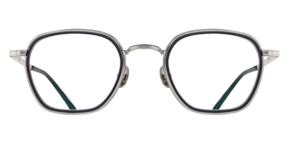 Matsuda M3101-I 50 - Palladium White-Matte Black #id:m3101ipalladiumwhitematteblackclearlensoptical_s:100100