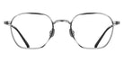 Matsuda M3101 52 - Palladium White-Matte Black #id:m3101palladiumwhitematteblackclearlensoptical_s:100100
