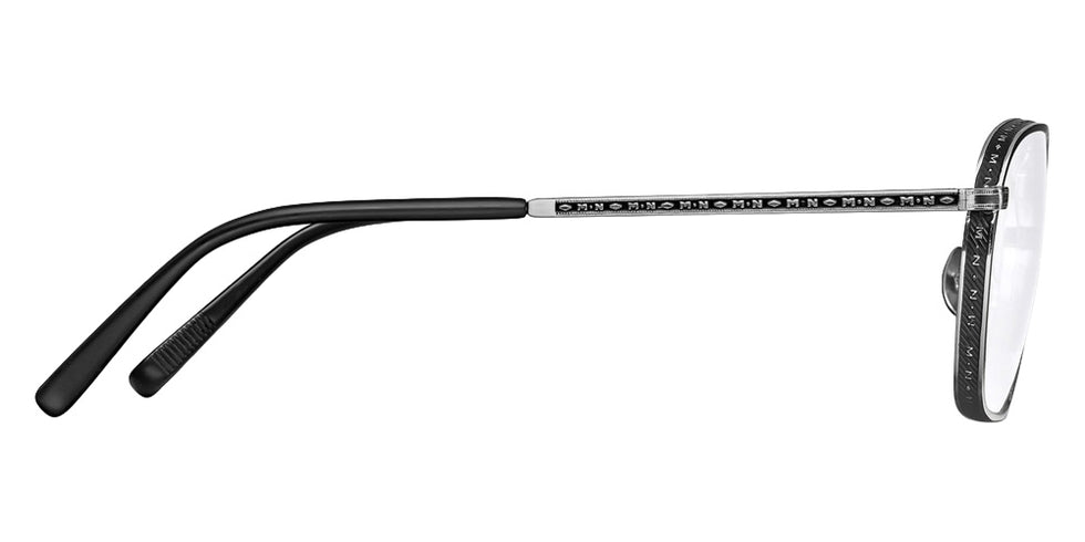 Matsuda M3101 52 - Palladium White-Matte Black #id:m3101palladiumwhitematteblackclearlensoptical_s:100105