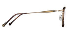 Matsuda M3114 47 - Antique Gold/Brown #id:m3114antiquegoldbrownclearlensoptical_s:102105